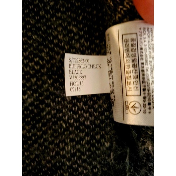 BANANA REPUBLIC Buffalo Check Mohair Cardigan - Picture 9 of 9